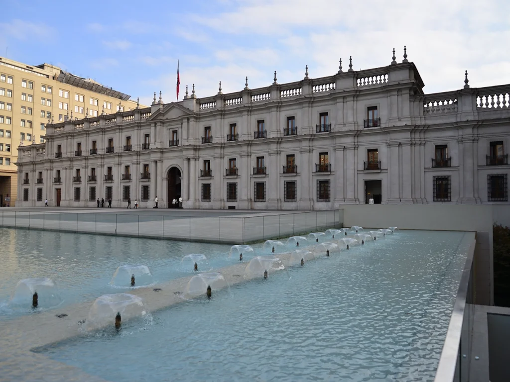 Palacio de la Moneda en Santiago