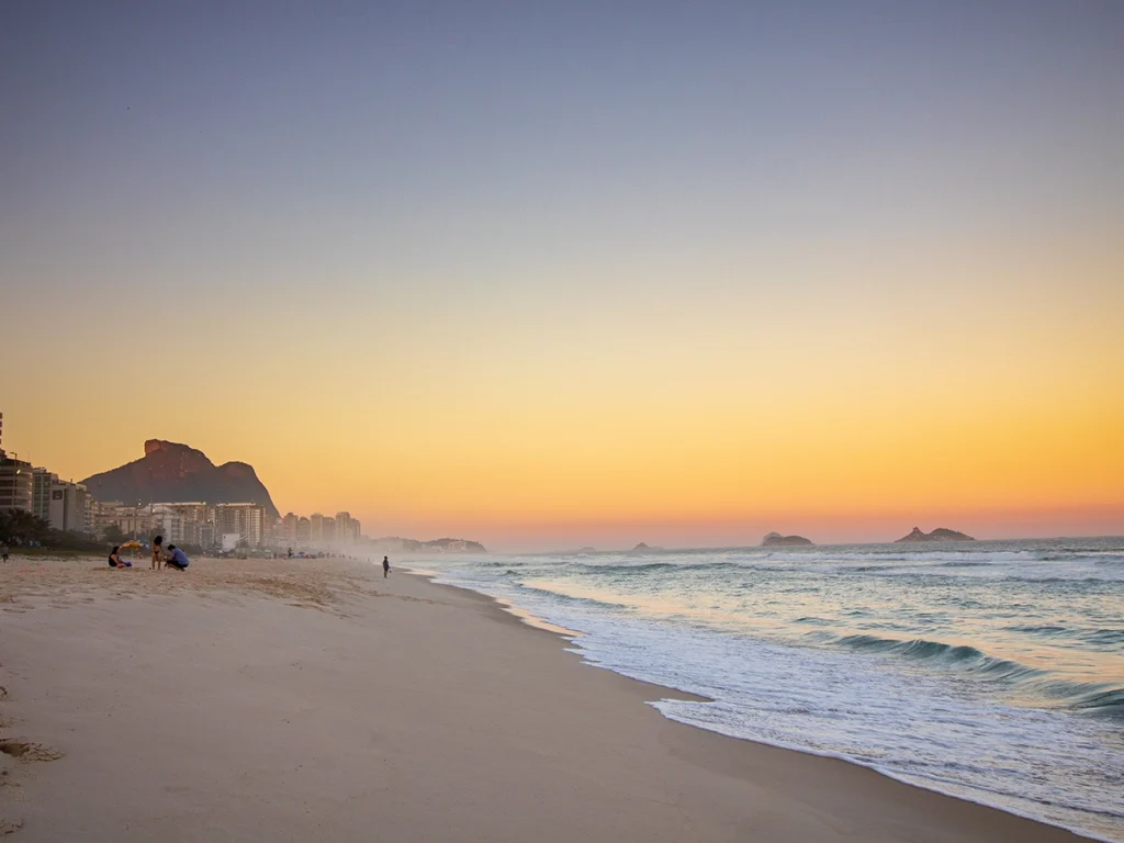 Playa de Barra de Tijuca en Rio de Janeiro