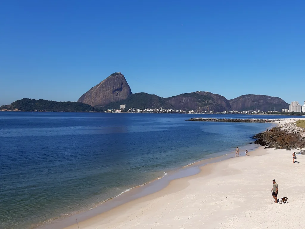 Playa de Flamengo en Rio de Janeiro