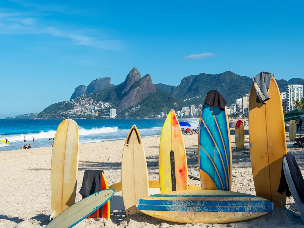 Playa de Ipanema en Rio de Janeiro