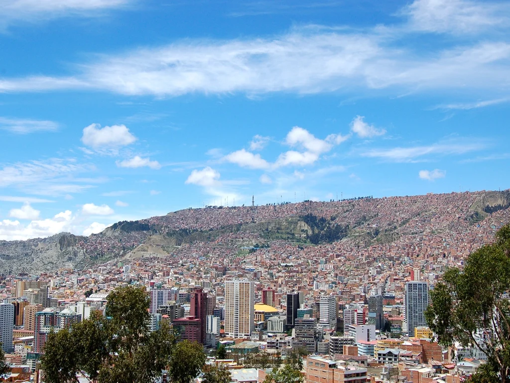 Vista desde el Mirador Killi Killi en La Paz