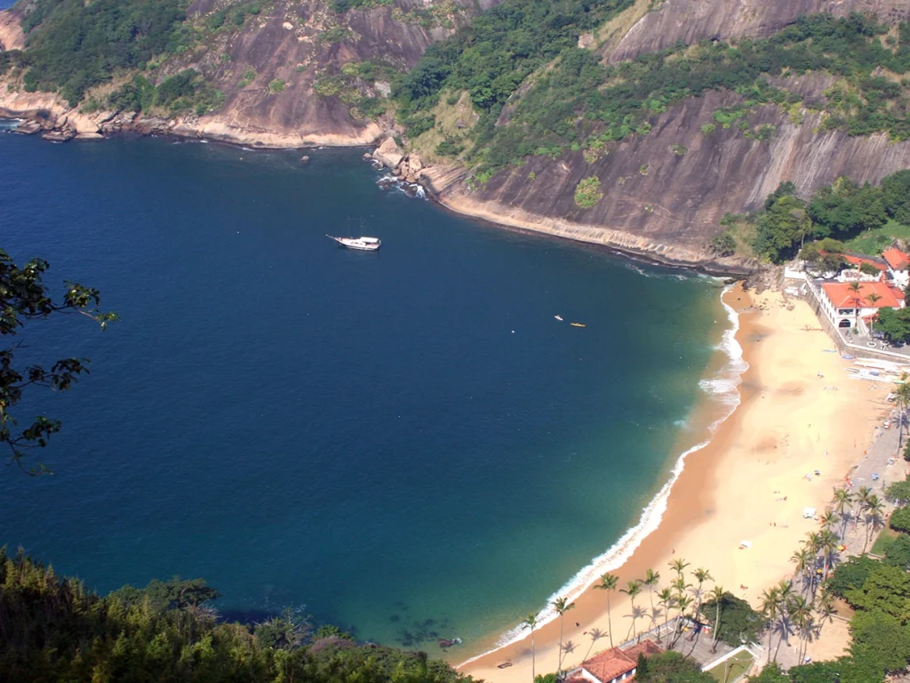 Playa Vermelha en Rio de Janeiro